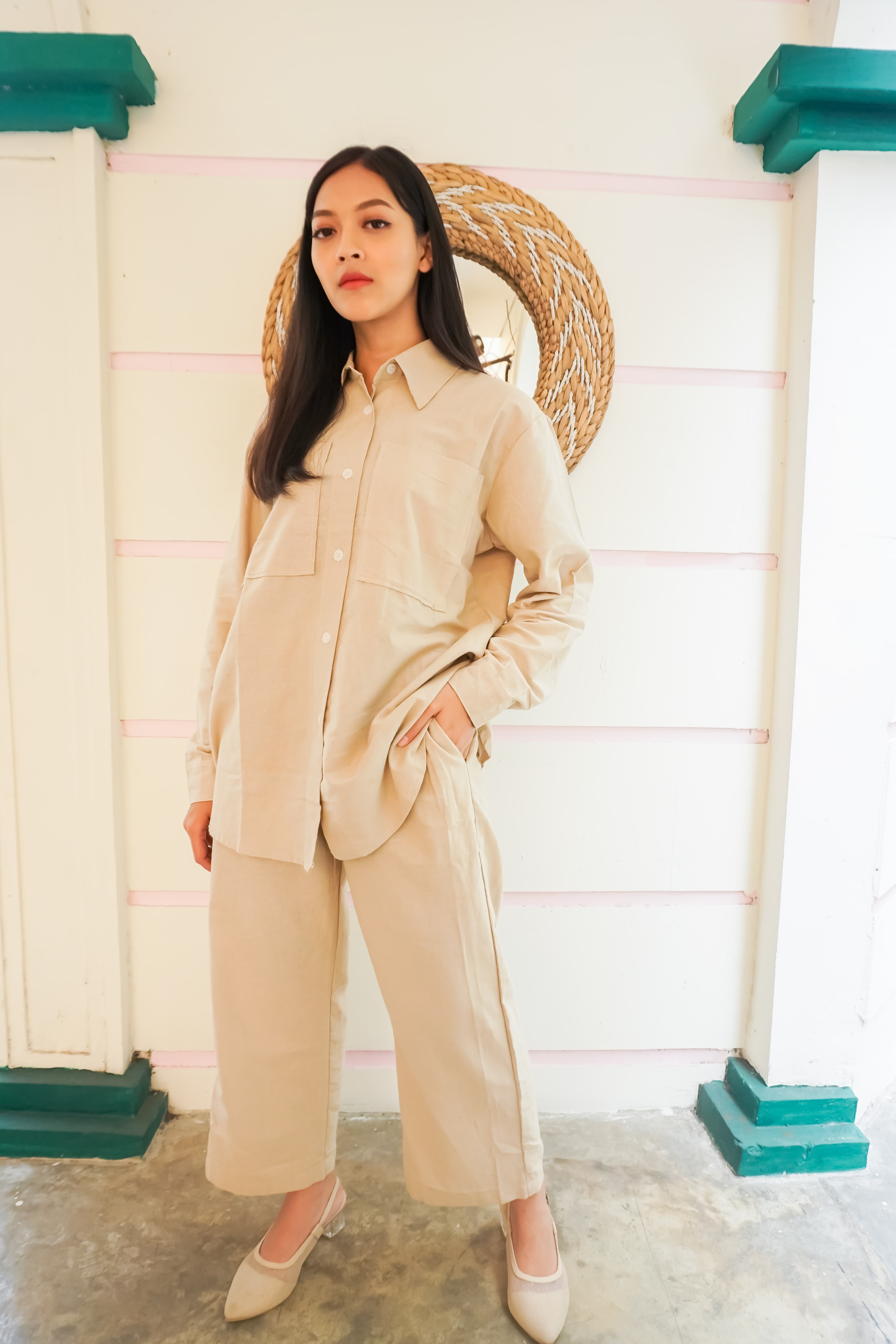 Detail kemeja formal pria